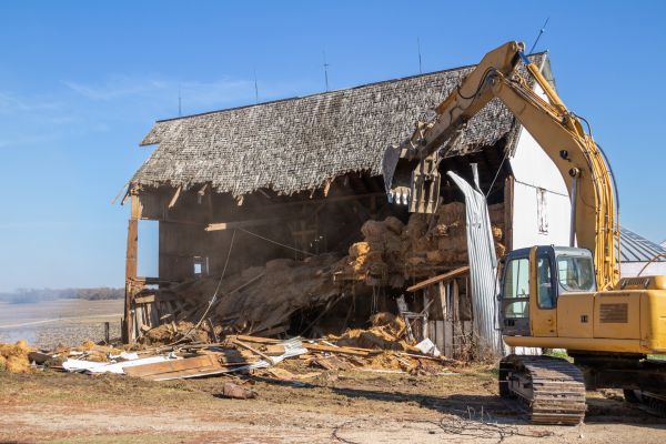 Barn Demolition in Ogden