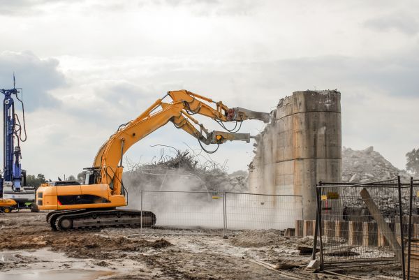 Silo Demolition in Ogden