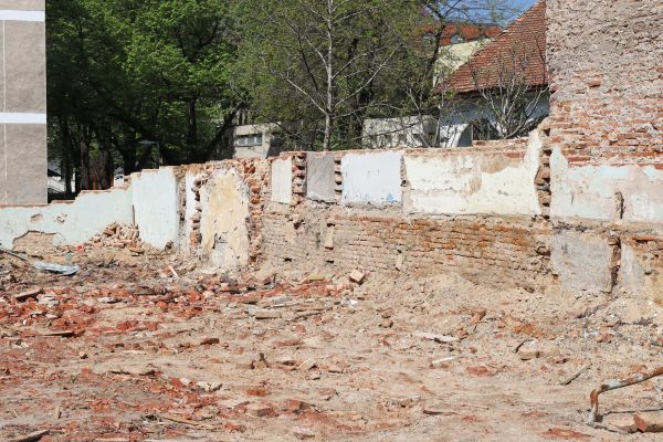 Brick Wall Demolition in Ogden