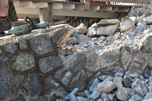 Retaining Wall Demolition in Ogden