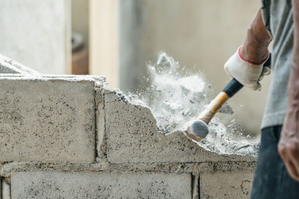 Block Wall Demolition in Ogden